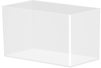 Hochtransparenter Kunststoff-Aquarium - Rahmenloser Low-Iron Wasserbehalter, Wartungsfreundliches Klein-Aquarium, Geeignet Für Kampffische, Goldfische, Schnecken, Und Wasserpflanzen