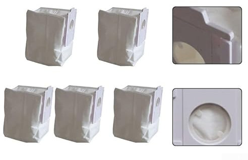 5 bolsas de polvo para Samsung VCA-RDB95 Jet para robot aspirador estación de limpieza