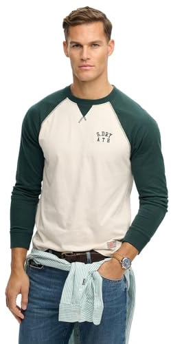 Superdry Vintage Athletic Baseball Long Sleeve T-Shirt XL