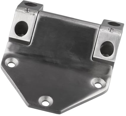 FACAIIO Robustes Scharnier aus Edelstahl, 500 kg, für Schranktür-Hardware, rostfreies, wasserdichtes Ersatzscharnier mit Anti-Rasselriegel, 10 cm x 11,4 cm