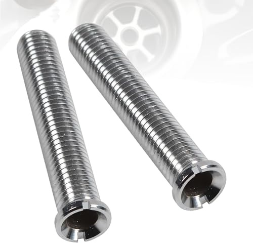 HAPPOW 2 tornillos huecos para fregadero M12 x 70 mm, tornillo hueco para cesta de chapa, tornillos de lavabo de latón cromado, piezas de repuesto para fregadero Franke/Blanco