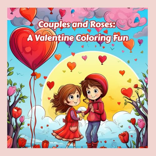Couples and Roses: A Valentine Coloring Fun