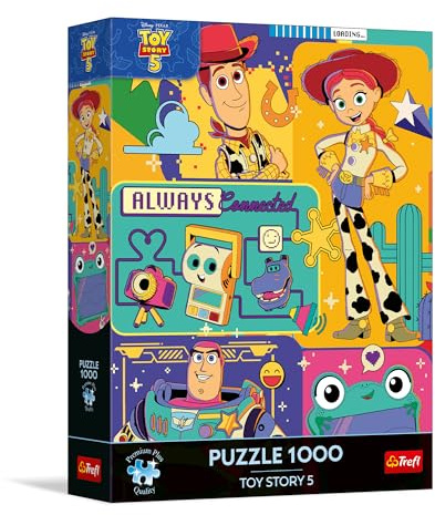 Trefl - Puzzle 1000 Teile, Die Welt der Spielzeuge Premium Plus Toy Story 5