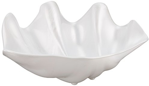 Winco PSBW-1W Schalen, 625 ml, Pearl, Kunststoff, Weiss/opulenter Garten