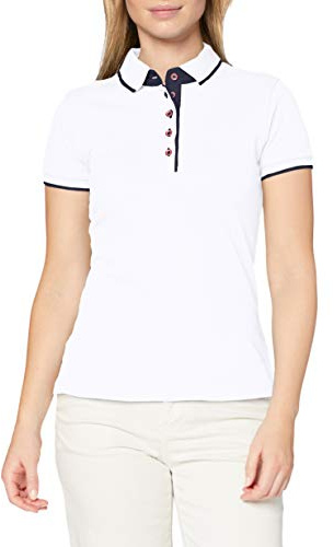 Clique - Damen Poloshirt 'Seattle Ladies' / weiß (00), M