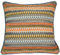 McAlister Textiles Curitiba | Bunt gemustertes Sofakissen mit Füllung | 50 x 50 cm in Orange & Blaugrün | farbenfrohes Deko Kissen für Sofa, Bett, Couch