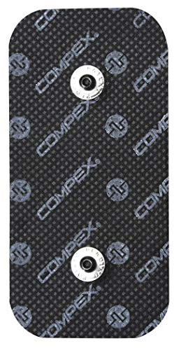 Compex Elektroden Dual Snap, NOIR, 5x10 cm