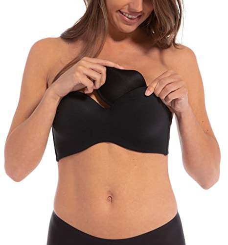 MAGIC BODYFASHION Damen Watersoft Push-up Pads BH Einlage, Schwarz (Black 721), S EU