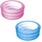 Bestway 51033 Piscinette pataugeoire ronde 3 boudins avec fond gonflable 70 x 30 cm, 2 couleurs assorties