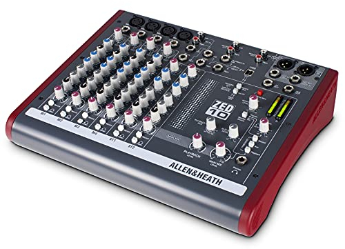 Allen & Heath ZED-10 4 x mono, 2 x stereo, USB - Mixer analogico