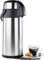 Andrew James Airpot Hot Water Dispenser, Insulated Jug with Pump Mechanism, Made of Stainless Steel, Double-Walled, Lightweight and Robust with Carry Handle, Ideal for Hot and Cold Drinks (5L)