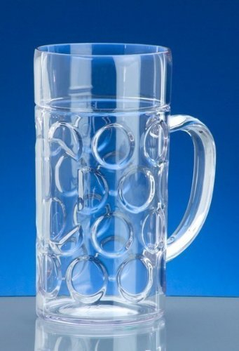 Set di 20 boccali da 1 l, in plastica
