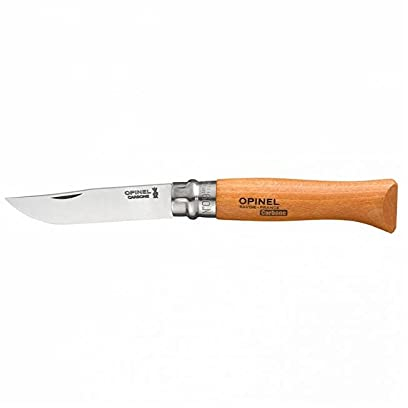 Opinel Couteau 'Tradition Carbone N°: 7 - Long. Lame cm: 8