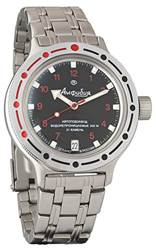 Vostok / Wostok Amphibian 420280 Russisches Militär Taucher Uhr 2416B 200m AUTO