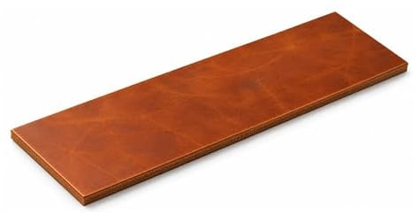 Hund natürlich Lederzuschnitt Rindsleder 3,5mm Fettleder Dickleder Farbe und Größe wählbar (30cm x 10cm, Cognac)