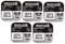 5 X Maxell 371 SR920SW 0% mercure Oxyde d'argent Piles de montre [Lot de 5]