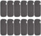 Wegreeco – Lot de 12 inserts en charbon de bambou doux réutilisables pour couches de bébé, doublure lavable très absorbante
