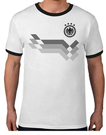 T-Shirt Herren - Deutschland EM 2024 Trikot - Deutsches Fußball Fan-Trikot für Männer - Fanartikel - EM 2024 Fanshirt