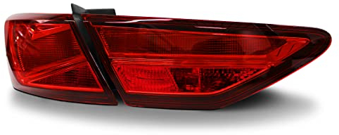 Rückleuchten Folien Set Scheinwerfer Aufkleber Tönungsfolie passgenau zugeschnitten (Red, C022 Limousine)