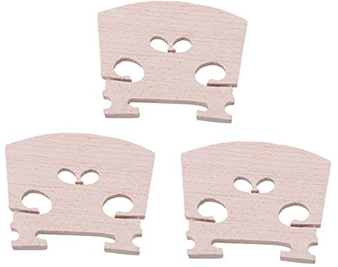 3 Burlywood 4/4 Violine Geige Steg Violine Geige Steg