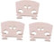 3 Burlywood 4/4 Violine Geige Steg Violine Geige Steg