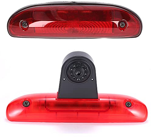 HD Transporter Rückfahrsystem Bremsleuchte Rückfahrkamera Dachkamera Einparkkamera Mit winkelverstellbar Kompatibel mit FIAT Ducato 244 Kasten/Peugeot Boxer/Citroen Jumper Relay/Scudo/Peugeot-Experte