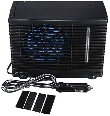 BESPORTBLE 12V Mini Klimaanlage USB Tragbare Luftkühler Mobile Kleines Klimagerät mit Ventilator Kühler mit Zigarettenanzünder Adapter Auto Raumkühler für Fahrzeug LKW