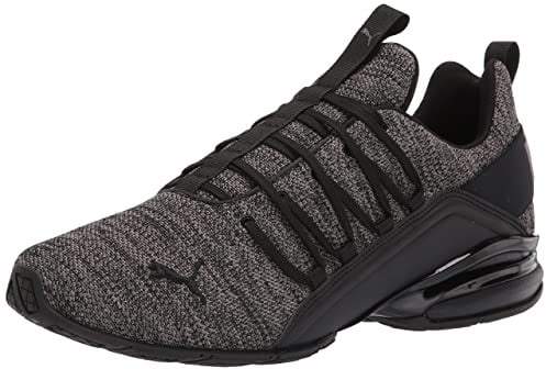 PUMA Herren Axelion Crosstrainer Laufschuh, Multi Black-Castlerock, 44 EU
