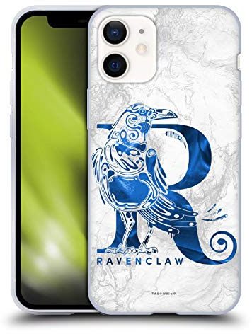 Head Case Designs Licenciado Oficialmente Harry Potter Ravenclaw Aguamenti Deathly Hallows IX Carcasa de Gel de Silicona Compatible con Apple iPhone 12 Mini