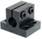 AUZHU STB – Rohrklemmenverbinder Stahl Flansch Shaft Bracket Tube Supports Strebe Clamps Tube Connector Joints Shaft Support Post mounts Brackets for Device Stands Sensor Holders