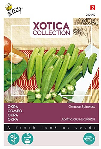 Buzzy Xotica Okra Clemson Spineless