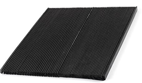 Ruilogod 25,5 mm Breite flexible Faltenbalg schwarze Kunststoffstaubabdeckung für CNC-Maschine, Multiple Colors