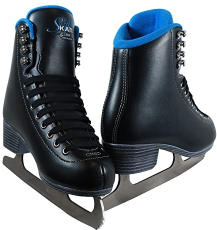 Jackson Classic SoftSkate 380 Damen/Mädchen Schlittschuhe - Damen Größe 9,0, Schwarz
