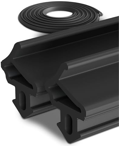 RELAWI® Joint de fenêtre de qualité supérieure pour fenêtre, en plastique ou comme joint de porte, pour portes de terrasse, isolation acoustique et comme joint contre le froid, en TPE durable (S-1172,