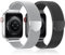 OULUOQI 2024 Neu für Apple Watch Armband - Ersatzarmband Kompatibel mit Apple Watch Armband 45mm 44mm 42mm 49mm 41mm 40mm 38mm, Metall Armbänder für iWatch Series 9 8 7 6 5 4 3 2 1 SE Ultra, 2 Stück