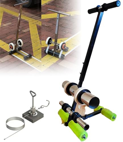 Floor Tape Applicator, Tape Glue, Sports Count Floor Tape Applicator, Hand Taped Tape Dispenser,Adhesive Tape Applicator Dispenser for Wall and Floor Painting,