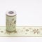 Jodimitty PVC Wallpaper Border Self Adhesive 10 Meter x 10cm Floral Pattern Peel Stick Waistline Trim Wall Border for Living Room Bedroom Decoration (Yellow Green Floral)