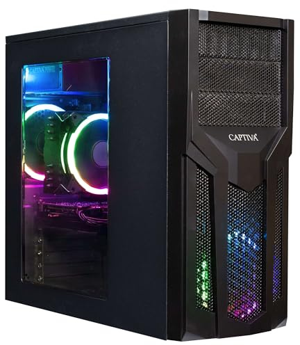 Captiva PC Advanced Gaming I80-574 | Intel Core i5 14400 | 16GB DDR4 RAM | NVIDIA GeForce RTX 4060 Ti 8GB | 500 GB SSD | Windows 11 Home