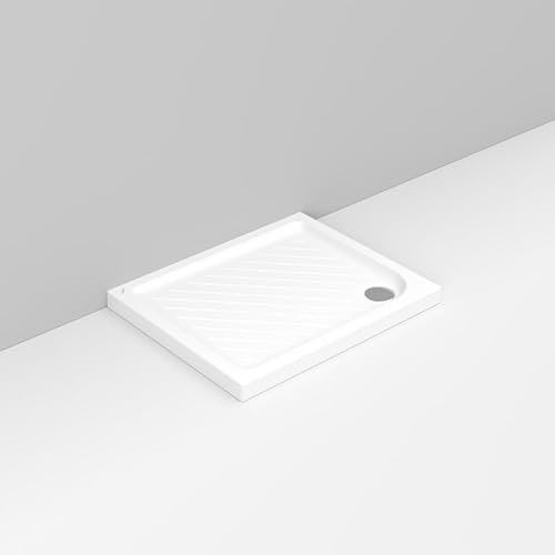 Receveur de douche rectangulaire 80x100 cm en céramique antidérapante Gemma 2 | Dolomite