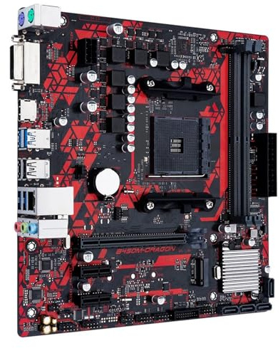 Placa Base Fit For ASUS B450M Dragon Placa Base AMD B450 AM4 DDR4 M.2 MATX USB 3.DVI HDMI