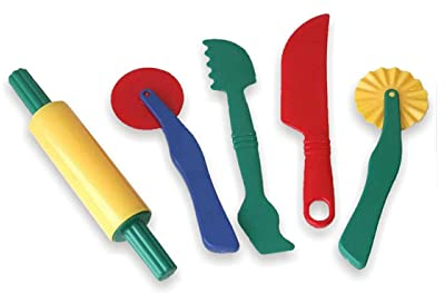 Miniland - Set para Pasta Blanda 22cm, 5 Herramientas