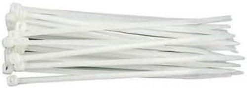 VOREL 73882 - ataduras de cables 96x2.5mm 100pcs / blanco /