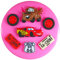 Moules en silicone Fairie Blessings pour décorer des gâteaux ou des cupcakes, pour confectionner un glaçage en pâte à sucre, motif Lightning McQueen du film Cars