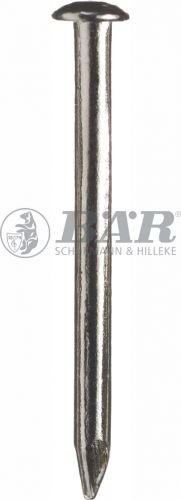 BÄR Messing Rundkopfstifte vernickelt Abmessung 20/25 mm, 1 kg
