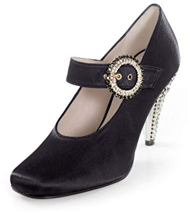 Alba Moda Pumps mit extravagantem Pfennigabsatz Schwarz