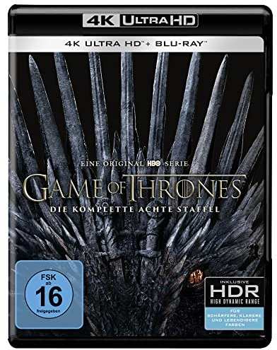 Game of Thrones-Staffel 8 4K Ultra HD + 3 Blu-Ray 2D [Import]