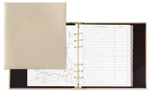 Hallmark Refillable Address Book (Cream)