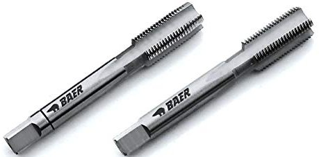 BAER HSSG Handgewindebohrer 2-tlg. Satz G (BSP) 5/8 x 14 - Handgewindebohrer-Satz | Rohrgewinde | Gewindebohrer-Satz | Rohrgewindeschneider | Gewindeschneider