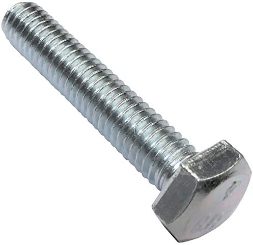 AERZETIX - C47305 - Satz von 100 stück - bolzen schrauben sechskantschrauben M6x30 - mit sechskantkopf - Ø6x30mm - DIN 933 - klasse 8.8 - aus verzinktem stahl - heimwerken - montagewerkzeug eisenwaren