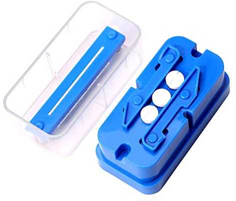 Pillenschneider und Spender Separator Pillenschneider Tablette Medikamente Tablettenschneider Teiler Medikamententeiler Zerkleinerer für kleine Pillen Medizin Box Erinnerung für Ältere